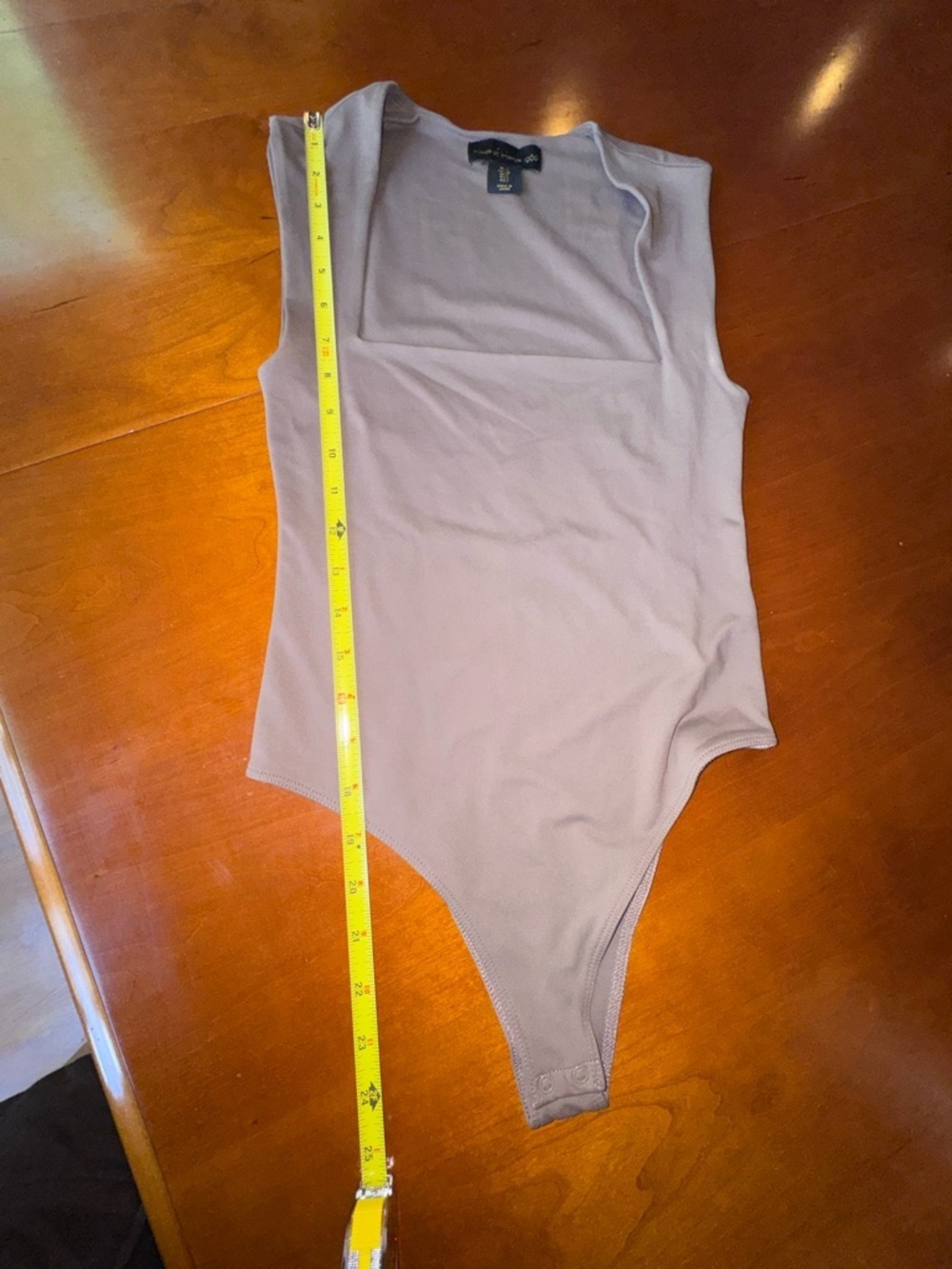 House of Harlow 1960 sleeveless square-neck bodysuit size S - Picture 6 of 9
